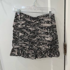 Zara printed skirt